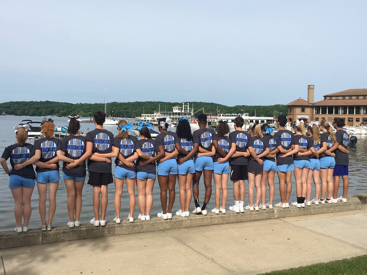 DGS_Cheer's tweet photo. Thank you @Camp_Jeff_ for an amazing time in Lake Geneva. So proud of our Varsity Team and all they accomplished. The Stampede is Coming! https://t.co/LETz95HMQ8
