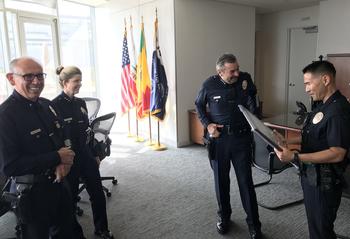 Honored to name my friend Dr. Kenji Inaba our 1st Chief Surgeon of the #LAPD. Kenji is not only a dedicated Reserve Officer, he’s also a <a href="/USC/">USC</a> Professor of Surgery while also being a full time trauma surgeon. He’s the embodiment of the slogan #TwiceACitizen