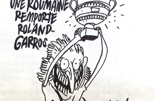 tennistonic's tweet photo. SHAME ON #CHARLIEHEBDO...

... converting a FANTASTIC SUCCESS in an insult to an entire nation @Simona_Halep 

#FreedomOfSpeech rhetoric can't be used as an excuse to insult people and a nation 

https://t.co/9Prce6U5Kj https://t.co/l06DuE0raw