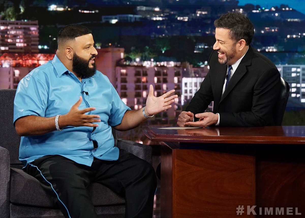 RocNation's tweet photo. Watch @DJKhaled on @JimmyKimmel tonight on ABC #KIMMEL https://t.co/UhXuZJeXiq