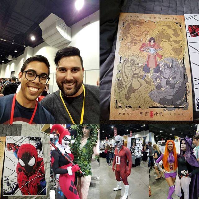 nerdy_chemist's tweet photo. A few pics from today #denvercomiccon 
Got to meet @tomking_tk and got a pic with @comicstorian https://t.co/YEMzWNZGva https://t.co/xtz4t4V9Mg