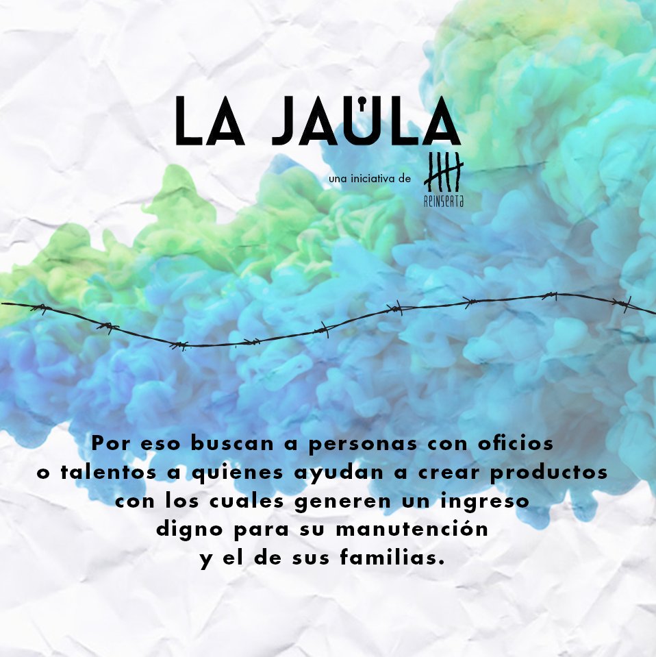 Reinserta's tweet photo. La Jaula es un grupo de voluntarias que buscan trabajar la reinserción social de mujeres, hombres y adolescentes en reclusión.
https://t.co/O9Z3VnURYV https://t.co/LHnWJTDzIW