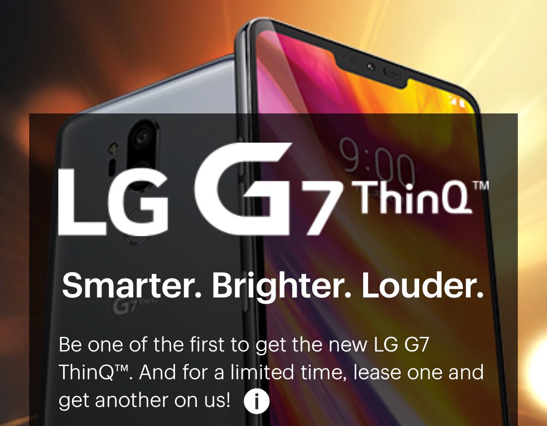 Summer of Savings starts with #LG - Switch &amp; Lease a #G7 today &amp; get a G7 on us. #ThinQ that’s it? We’ll buyout your contract when you port! #sprint #LasVegas only @ 10870 W Charleston Blvd