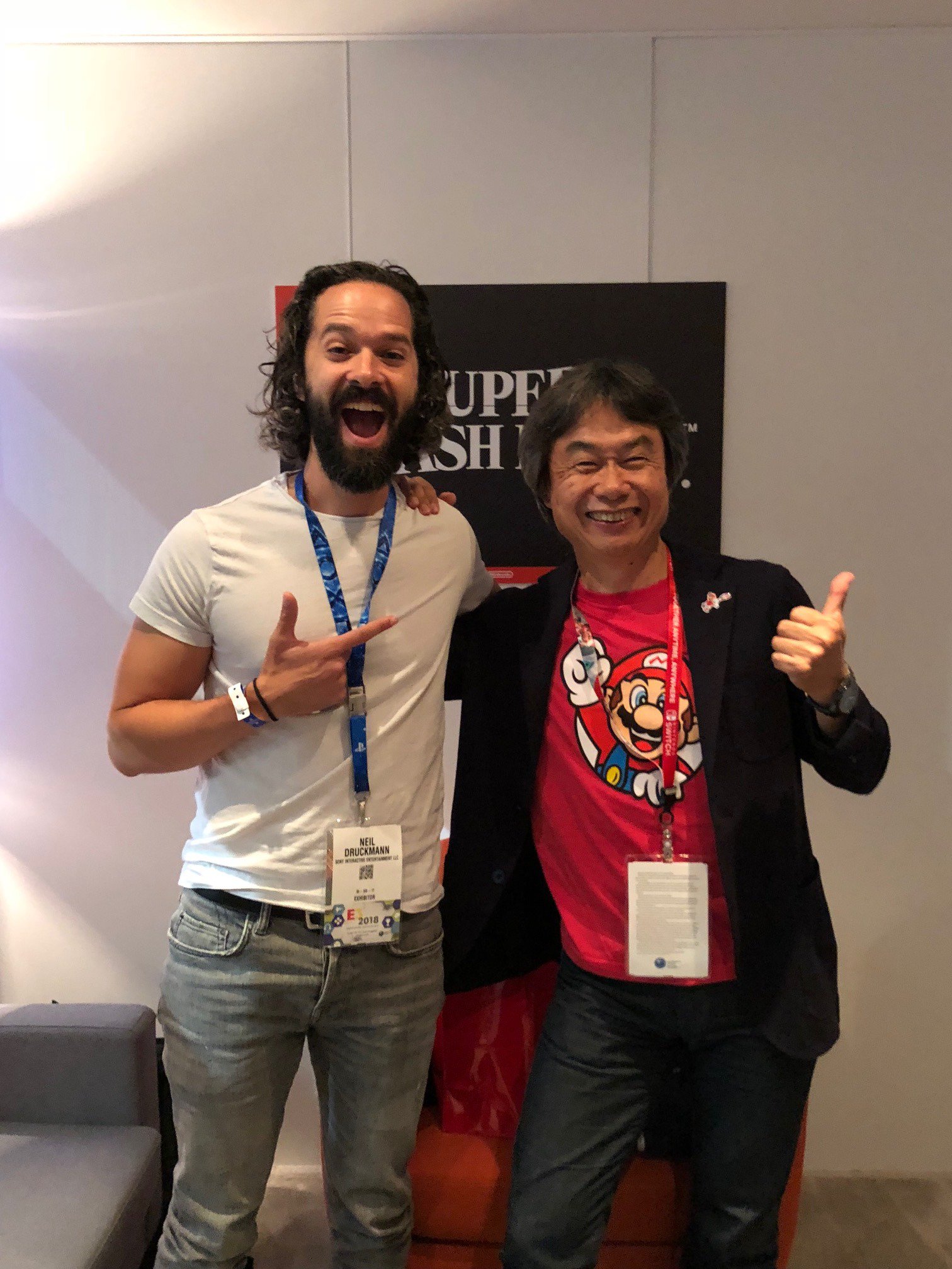 Neil Druckmann on X: I've been going to E3 since 1997. Every year I was  hoping to run into Mr. Miyamoto and let him know how much his games have  impacted my