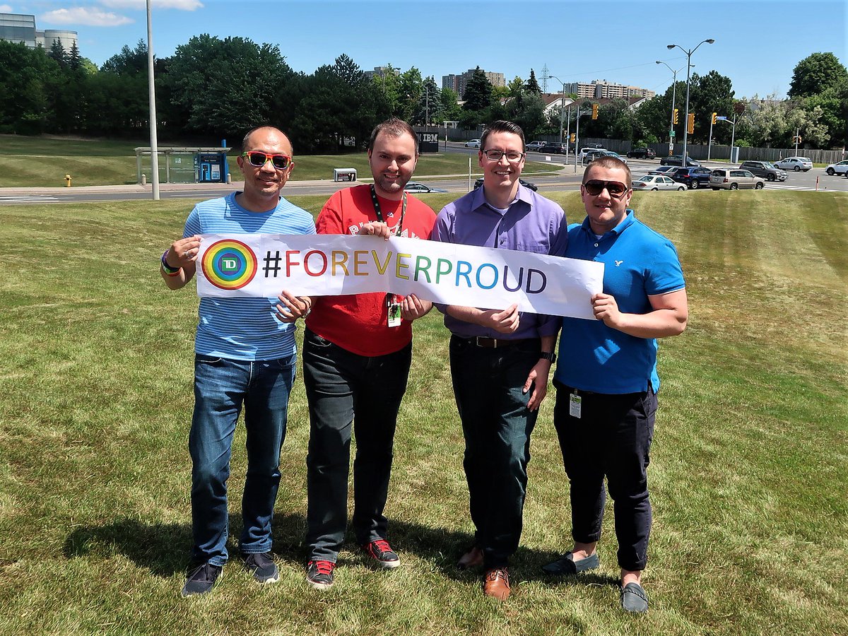 Celebrating Pride at the TD Markham Campus! #ForeverProud #Pride365 #Pride2018 #DiversityandInclusion <a href="/TD_Canada/">TD (Canada)</a>