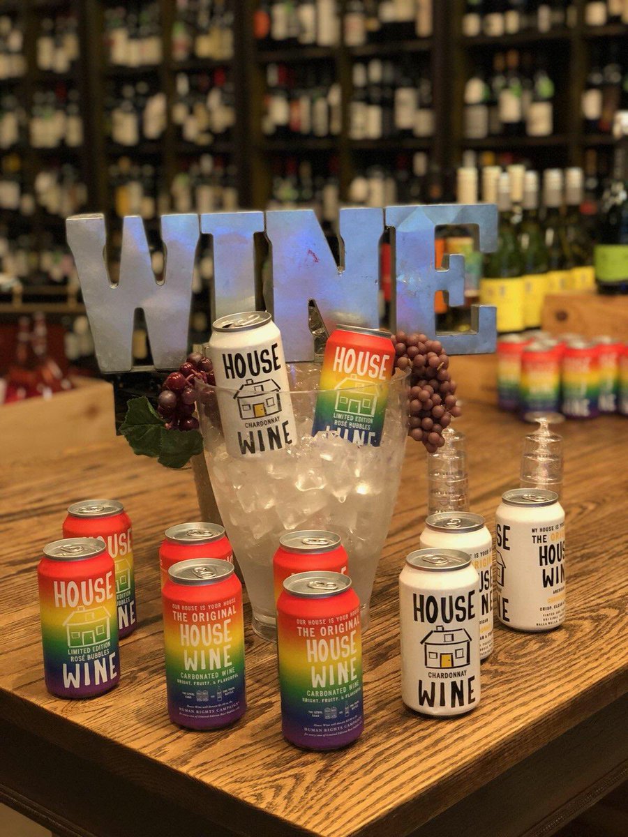 Wine in a can?  You bet!   Grab some for Pride weekend!  #housewine #pride🌈 #instorepour #enofinewines #indowncitypvd #wineinacan #wine #happypride