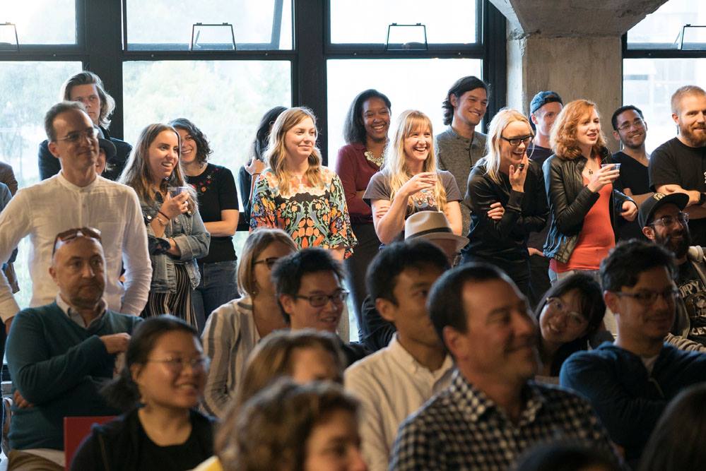danthemccallum's tweet photo. @BlumBecca captivated a packed SF Design Week event last night in our new @frogdesign SF studio with a perspective on designing for death and legacy in a digital age https://t.co/yFy7N8EQfY  #sfdesignweek https://t.co/89d9qLyAh4