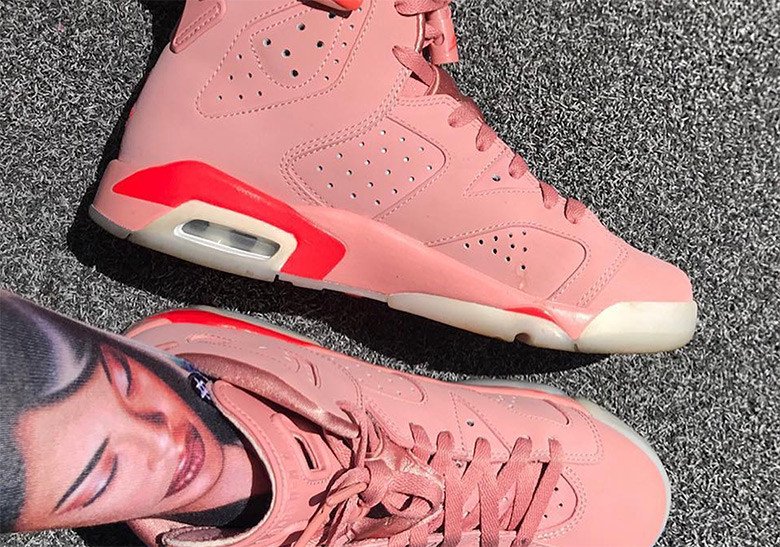 blush pink jordans