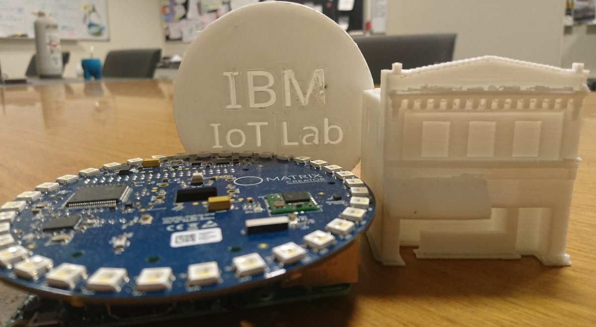 AmeBalsamo's tweet image. Foto del día: qué estarán tramando hoy en el #iotLab? #WatsonIoT y #Blockchain?