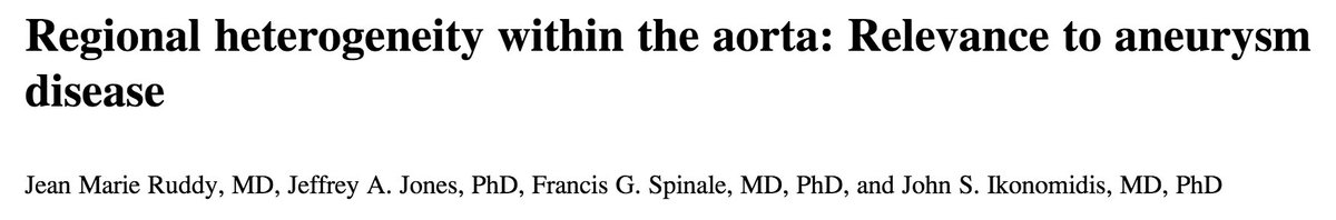 tony_breu's tweet photo. 13/
This table provides a great summary of many other differences between the thoracic and abdominal aorta. What I've covered here only scratches the surface. Others, please add your thoughts!

https://t.co/YIinVAIog6 https://t.co/aDmv6XZnK1