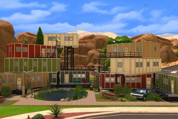 scdesigner2003's tweet photo. I just shared the Container Village (NoCC) Lot on #TheSims4 Gallery!
#container #boxcar #nocc #itguyinsc #thesims4 https://t.co/zdhlf1X2Dq