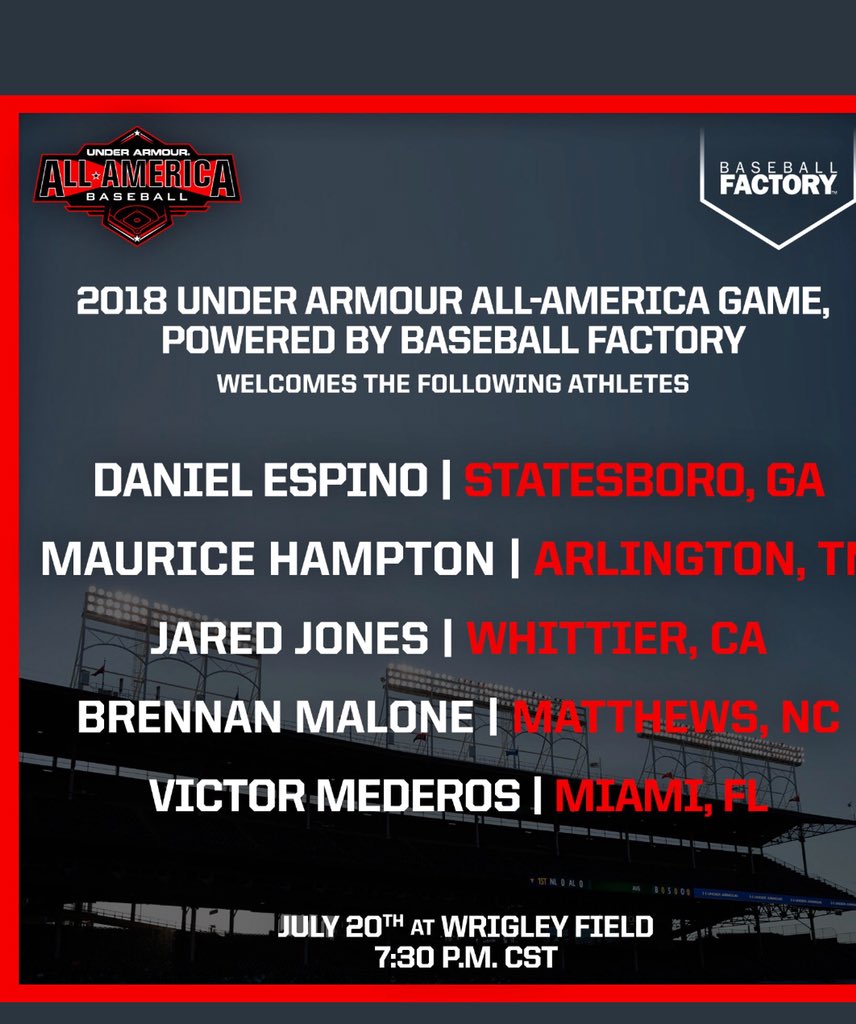 premier_sox's tweet image. Congratulations to Georgia Premier Academy RHP LSU Commit @daniel42espino on being Selected to Pitch at Wrigley Field in the Under Armour All-American Game on July 20th!! #HardworkPaysOff #StayingOnThePath #GeorigaPremierAcademy #WeDontClaimWeDevelope