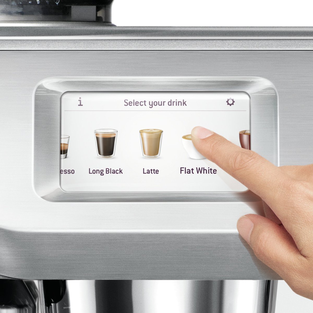 BrevilleUSA's tweet photo. Flat white, anyone? With the Oracle® Touch, it’s easy to try new drinks--just choose a beverage on the touchscreen display and enjoy!
https://t.co/JJiQBLwSJe
#espresso #OracleTouch #Breville https://t.co/KUbVCvPFqU