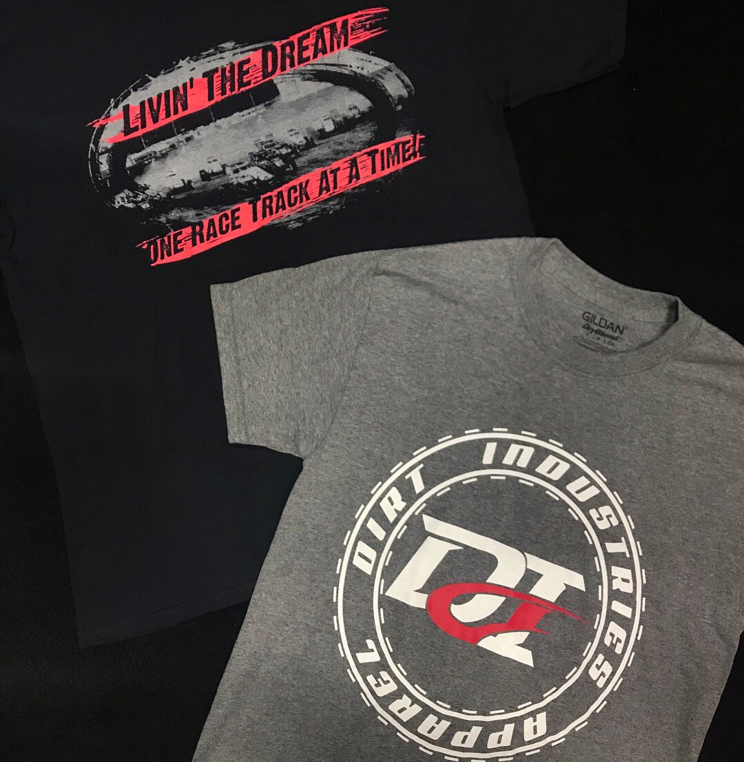 DIRTindApparel's tweet photo. DIRT Industries Apparel has Partnered with @chadboespflug to carry #dirtindustries Apparel Trackside beginning tonight @WilliamsGrove
💻Coming Soon Online! https://t.co/eJb9hyNqfp