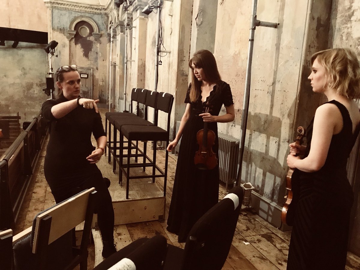 ThePavaoQuartet's tweet photo. Thanks so much @FMarshallPhoto for a wonderful photoshoot today! Loved every minute of it. Thanks also to @JinBoLaw_Skybar for the stunning views and @WiltonMusicHall for the beautiful atmosphere. 
#LondonSkyline
#photographyAndMusic https://t.co/dQhhtZEpOL