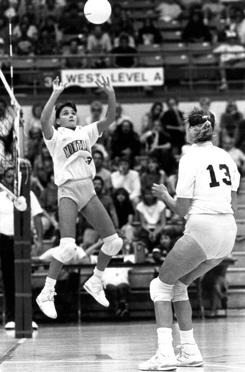 MontanaGrizVB's tweet photo. Ann Schwenke is a 3-time All-Big Sky Conference and 2-time AVCA All-Region selection, earning Big Sky MVP honors in 1991. Today, she still ranks No. 1 in school history for career assists and No. 6 for aces! Ann is a #GrizLegend! #GrizVB https://t.co/XQvjFs8JDh