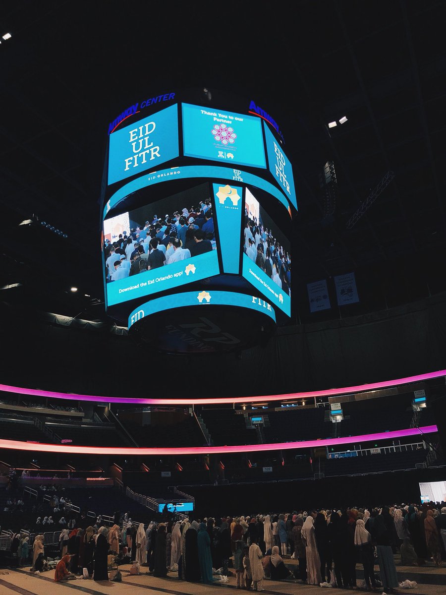 Thank you for spending your Eid ul Fitr with us at the Amway Center! We hope you enjoyed it as much as we did! Eid Mubarak from all of us at Eid Orlando 🧡