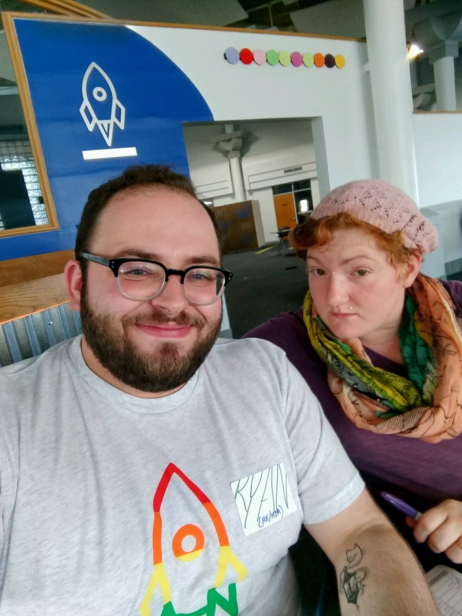 clockworkgadget's tweet image. kicking off @launchcode&apos;s #codewithpride lgbtq+ affinity group!