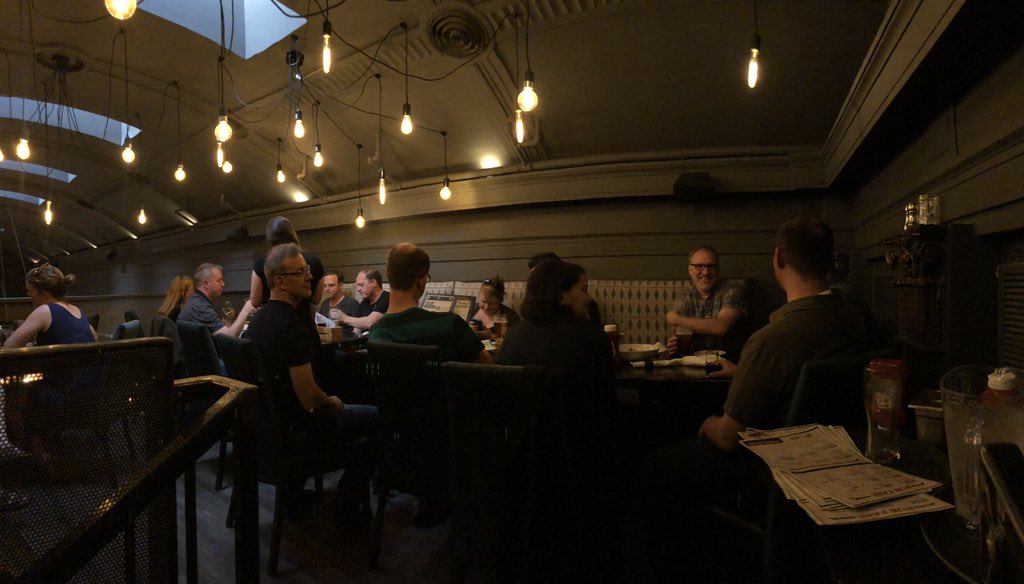We started a little early for #maritimedevcon with a speaker and organizer dinner!