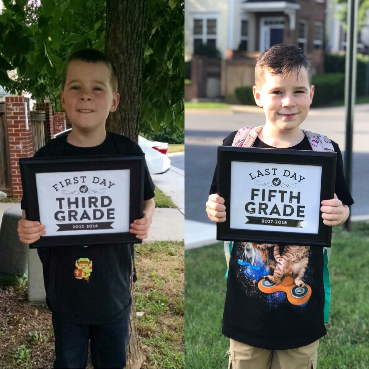 skillalicious's tweet photo. Erik's first and last day at Lewistown Elementary. I can't express how much we will miss that school and everyone in it! Such an amazing group of patient, dedicated wonderful people who do everything they can for their students.  @LESFCPS #lestigers https://t.co/tyaeEqa4Eb