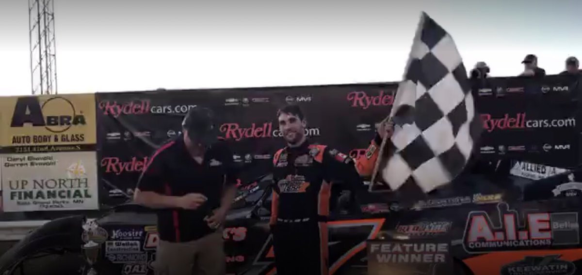 weissracing7's tweet photo. Started 4th and put her in victory lane tonight @bestdirttrack with @NLRAracing ☠️#WeissRacing #TeamZero https://t.co/3yLlfpGKc5