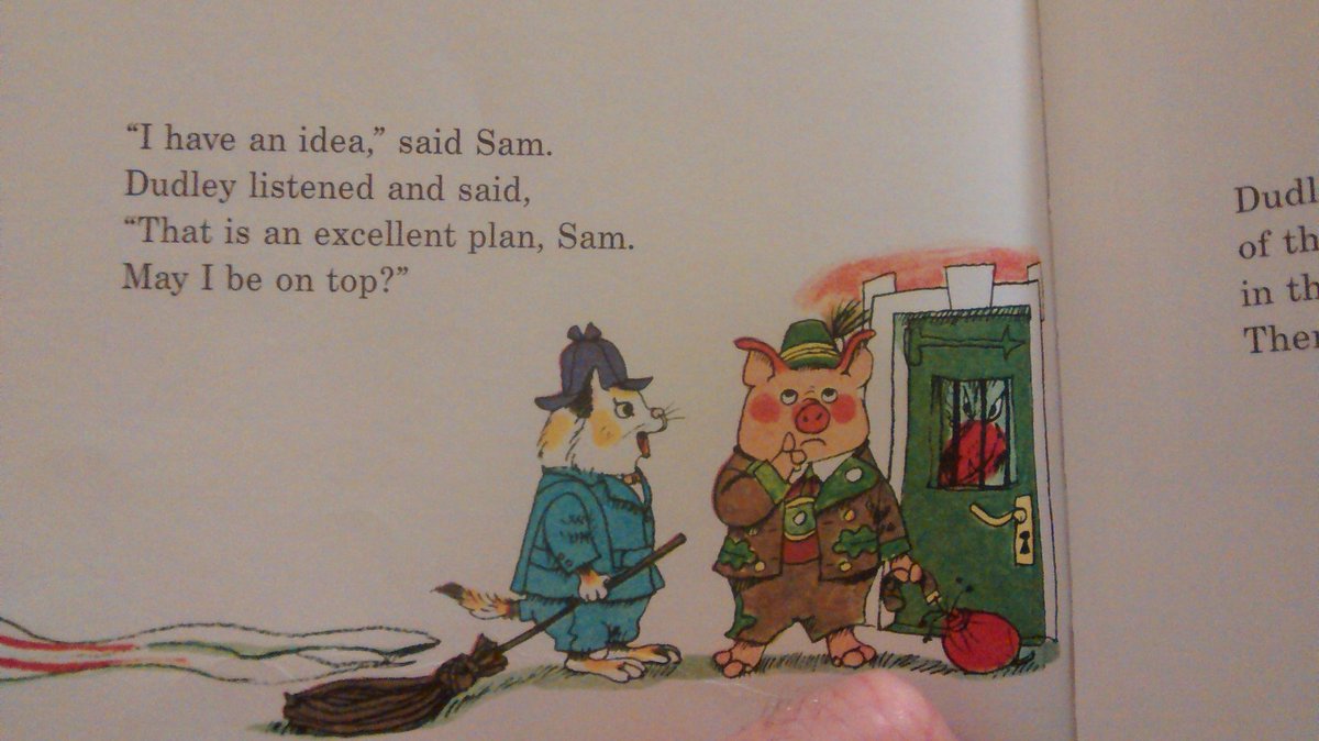 mattycall's tweet image. This Richard Scarry book takes an interesting turn