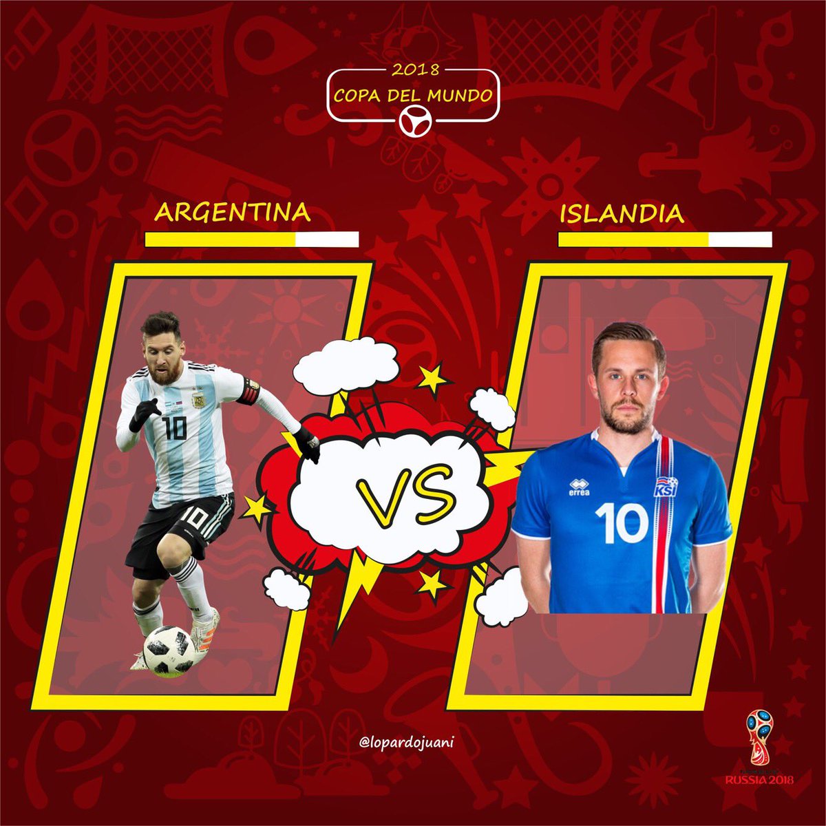 Juanilopardo's tweet photo. El que todos esperamos ver #Rusia2018 #GrupoD
📌ARG vs ISL
🗓16/06
⏰10:00hs
📺@tvpublica @DIRECTVSports @TyCSports 
🏟Spartak, Moscú
⚖️Szymon Marciniak 🇵🇱 https://t.co/nAgnRMRKa0