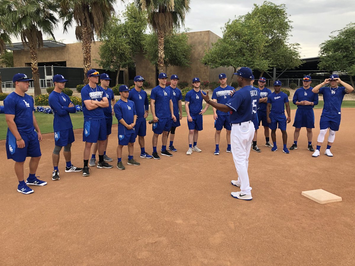 So cool when I get to learn from the players while they’re learning from the instruction. Here’s my squad of Smart, Athletic, and Tough Base Runners. #ThemBoysInBlue #TBBRO #HereWeCome