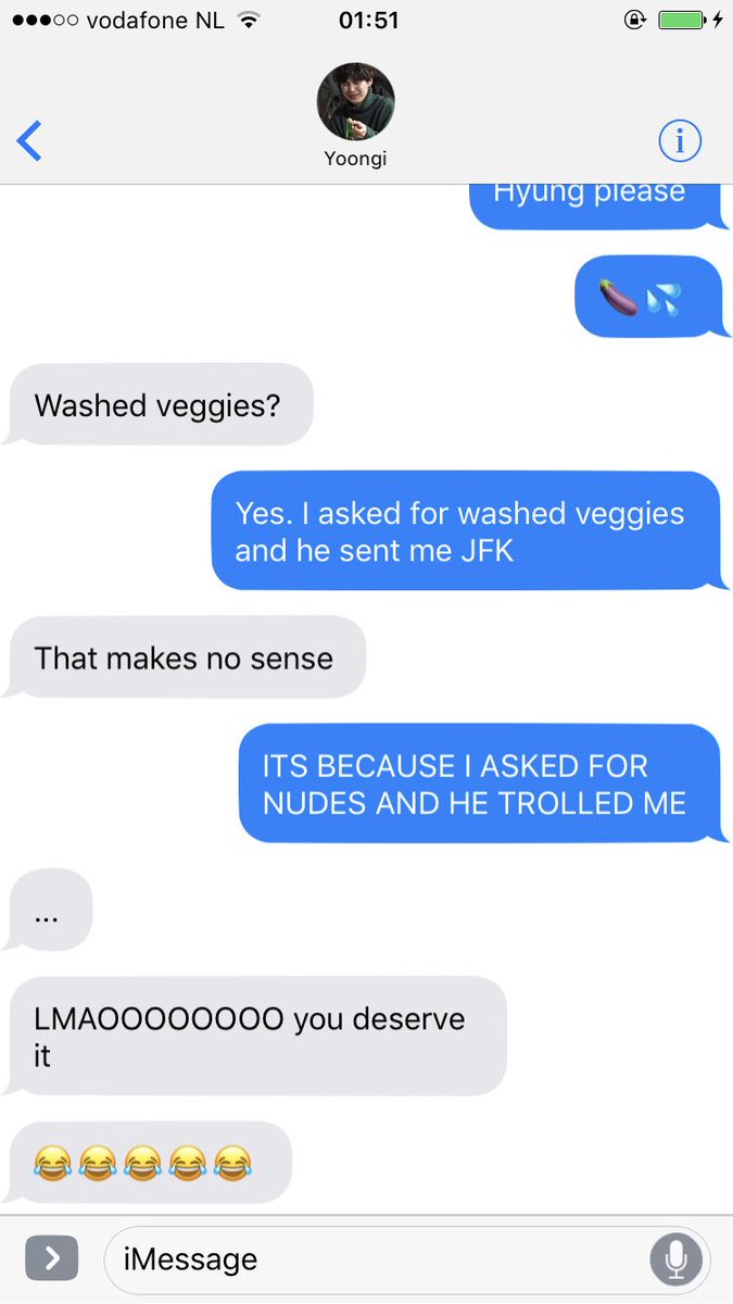 He asked for washed veggies