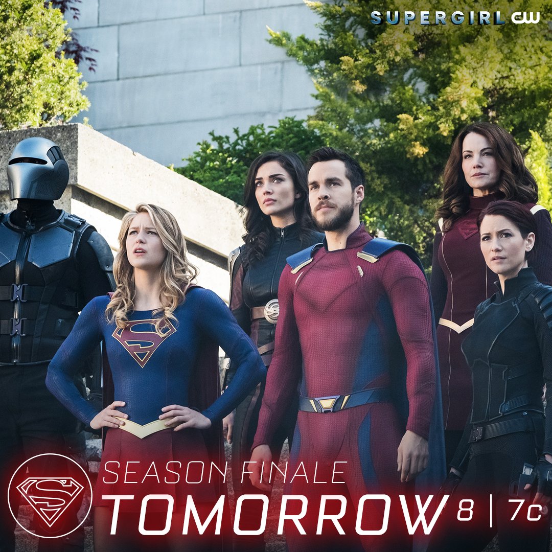 TheCWSupergirl's tweet photo. Stronger together. Don't miss the season finale of #Supergirl TOMORROW at 8/7c on The CW! https://t.co/HOmQ5bQnot