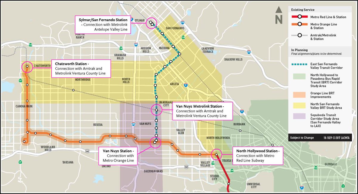 metrolosangeles's tweet photo. Metro staff recommends building light rail between Van Nuys and Sylmar/San Fernando Metrolink Station. https://t.co/xGfxZELiX0 https://t.co/dksmilTRt2