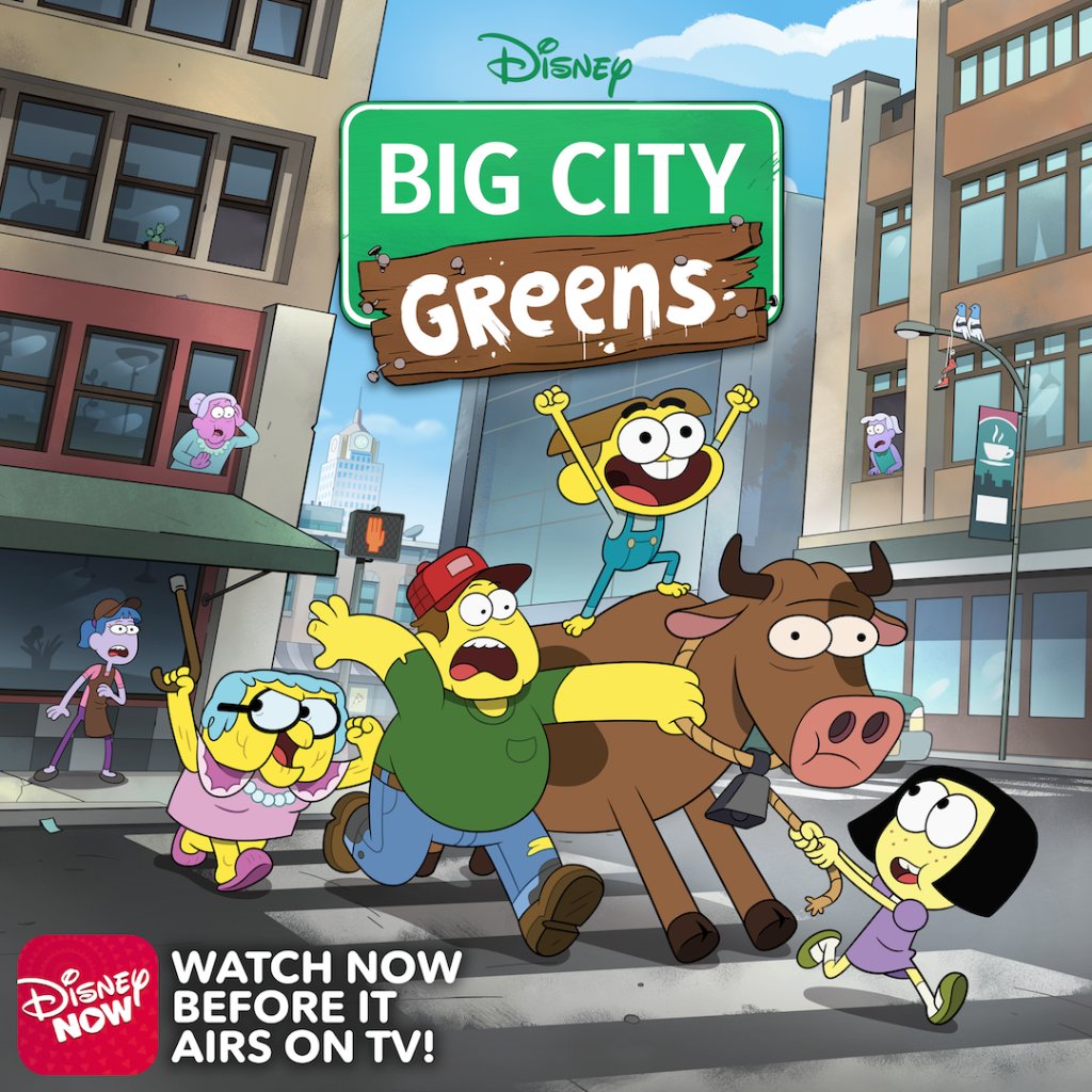 The Green family is waiting for you in the #DisneyNOW app! 