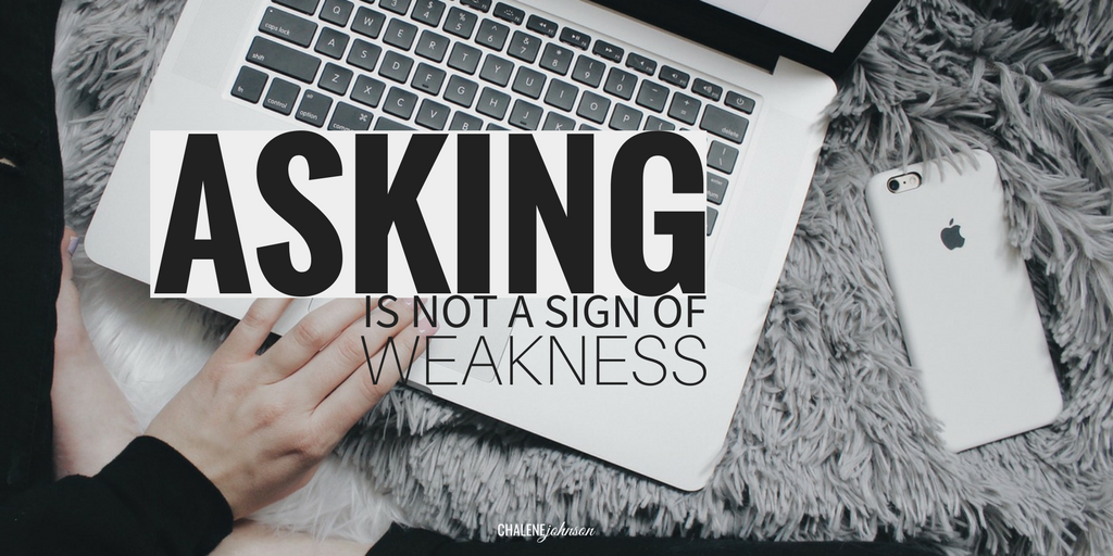 ChaleneJohnson's tweet photo. You’re not weak for asking for help – in fact, the most successful people RELY on getting help. https://t.co/FMoGs4e6Ef