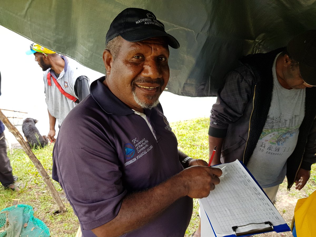 Guna, a lead fish farmer in Yonki Reservoir, &amp; fellow fish farmers, are working alongside the <a href="/ACIARAustralia/">ACIAR</a> project team to collect fish tissue &amp; gut samples for fish nutrition research. <a href="/ANSTO/">ANSTO</a> <a href="/UNSWScience/">UNSW Science</a> <a href="/unswbees/">UNSW Biological, Earth and Environmental Sciences</a> #Collaboration #fishnutrition