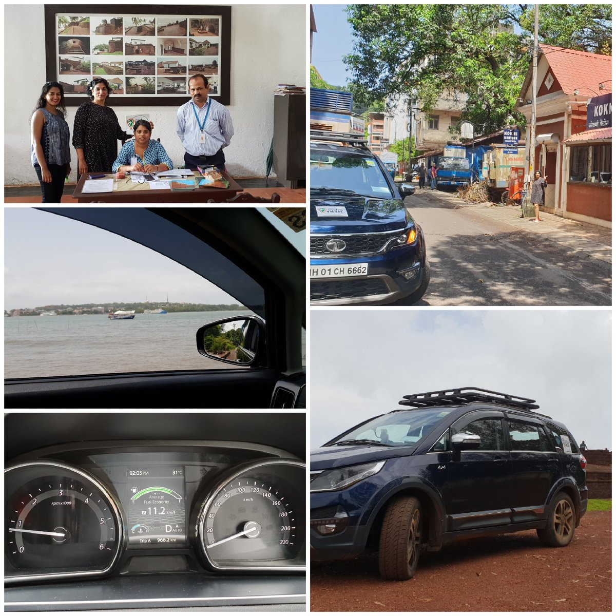 SangitaSri's tweet photo. #SHExa in Goa Day2. Mileage range 10.2 to 16.2 depending on city to highways. Refilling every 2nd day after drvg about 600 km each day. Today from Hubli to Bangalore. 

@Vemuri_Srinivas @TataMotors https://t.co/xspNn0doBn