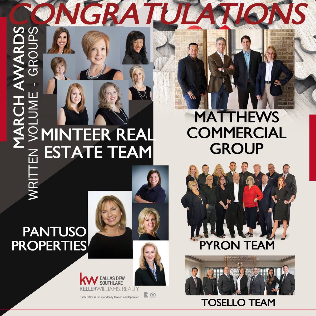 beckyleebens's tweet photo. Dreams come true @kellerwilliams!  Proud to be part of a team that makes #DreamsComeTrue. Wanna be part of a top #CRE team? https://t.co/dIjn904qLn