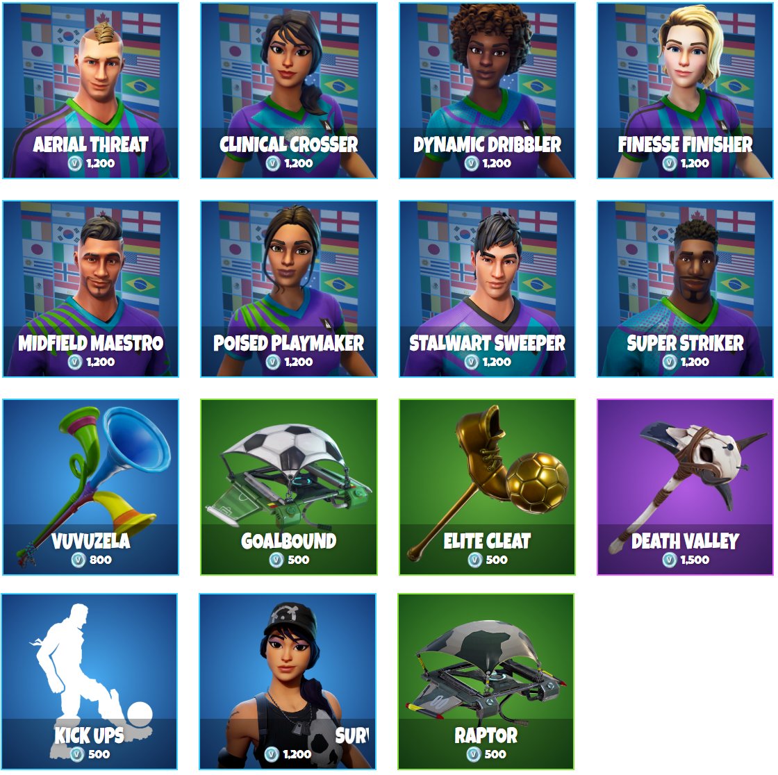 FortniteBRB's tweet photo. These are the items in the Current Rotation (June 16th 2018)
https://t.co/j87segIY46 https://t.co/TEBVada3Pb