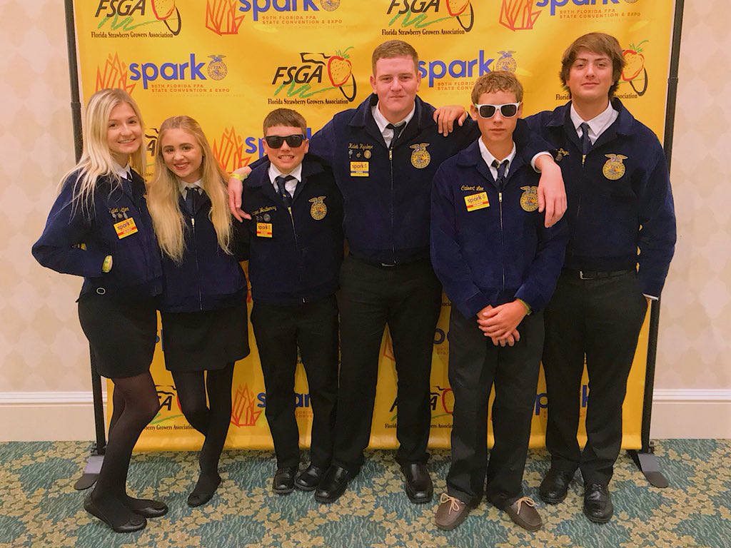kaleipeyton's tweet photo. 90th Florida FFA State Convention &amp; Expo 💛🔥💙 #SparkFFA https://t.co/K73ajpE1at