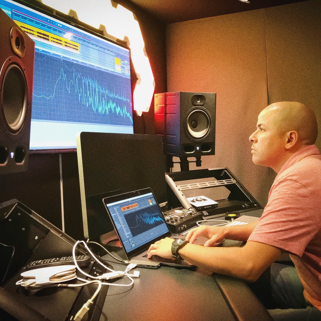 ADSR Creative Director &amp; Sound Designer <a href="/djmichaeltrance/">Michael Trance</a> in Studio 2.