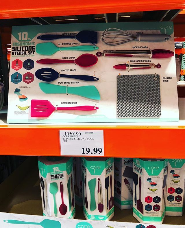 core kitchen silicone utensil set costco