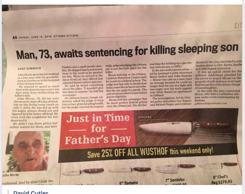 davechanman's tweet image. No one checking editorial and ad placement anymore.