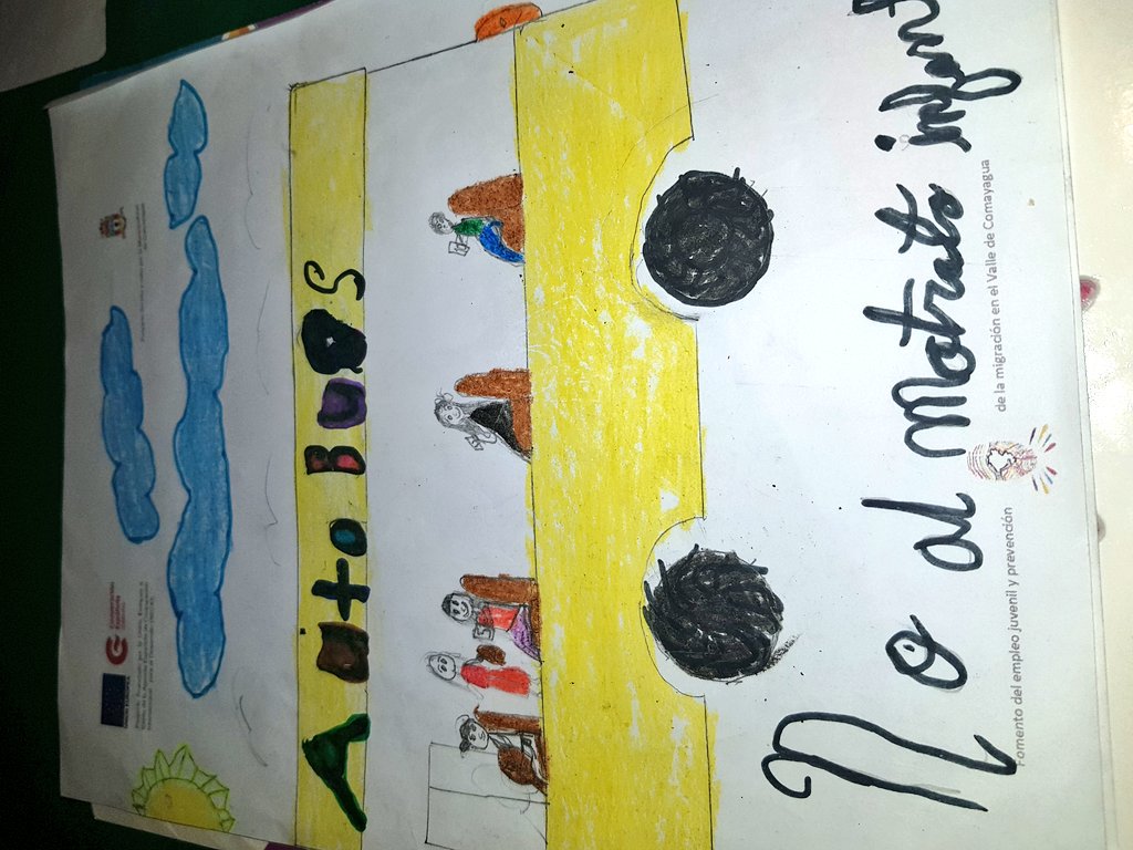 duniararo's tweet photo. 2/2  Los dibujos contra el #Trabajoinfantil elaborados por miños de 4to y 5to grado de escuelas de #Comayagua reflejan la cruel realidad de nin@s en situacion de TI #DMCTI @SinTrabinfantil @ComayaguaMuni @ElsaRam39158240 #EurolaboR5 https://t.co/3gfJmyk7hW