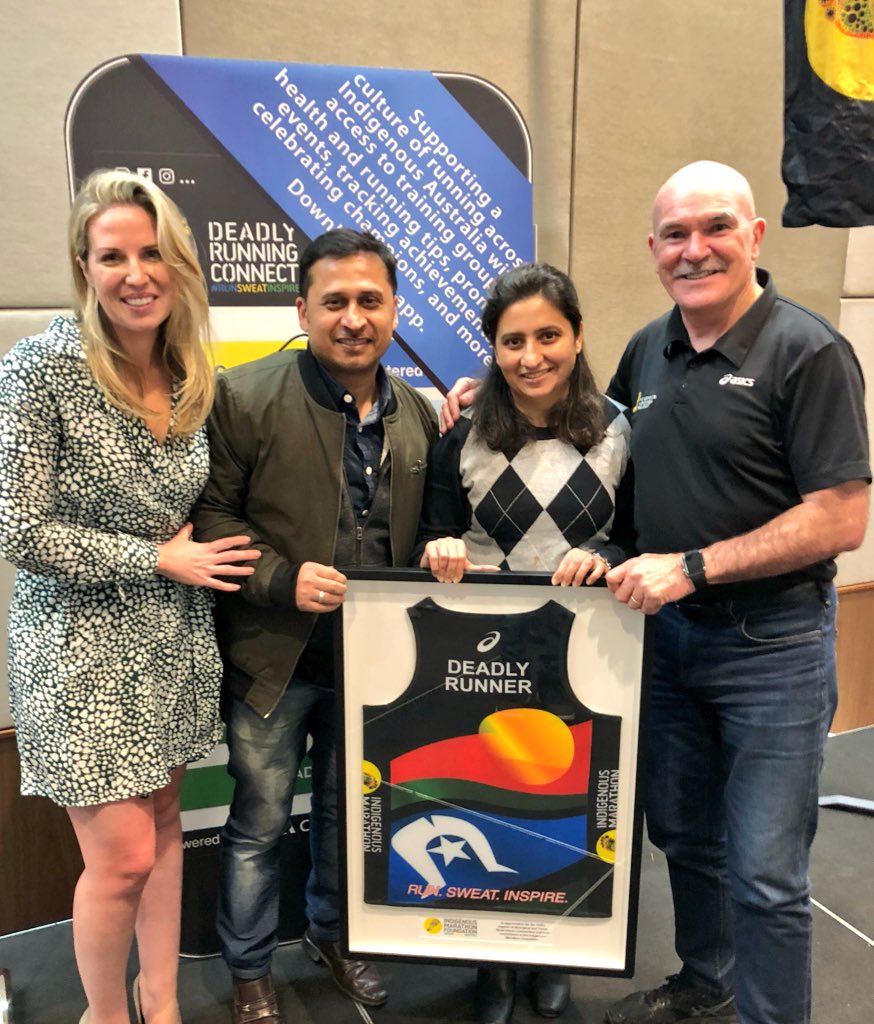 Great to launch our Deadly Running Connect App IMF-DRC Thx TCS <a href="/TCS_ANZ/">TCS Australia & NZ</a> for amazing support! Inspiring, educating, connecting &amp; celebrating
