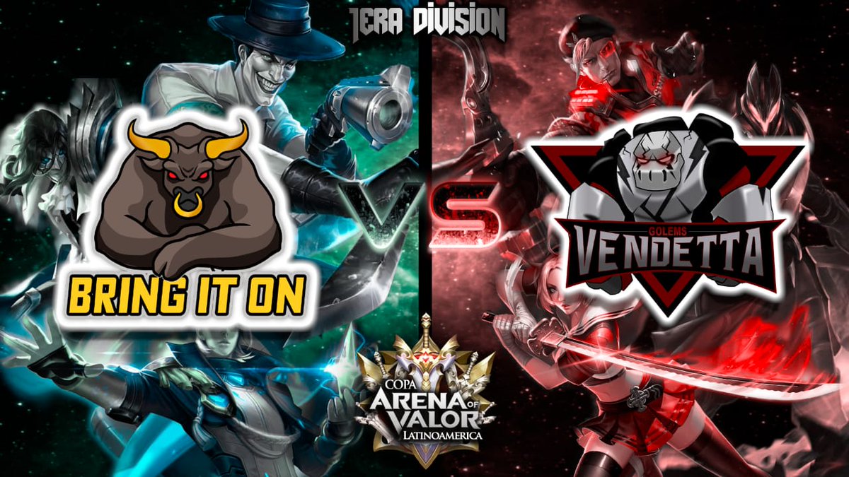Hoy disputaremos la primera fecha de la <a href="/AoVLATAM/">AoVLATAM</a> a las 23hs frente a #Vendetta.

Podran ver el accionar de nuestros toros en: youtube.com/channel/UC7OSb…

#BringItOn 🐂