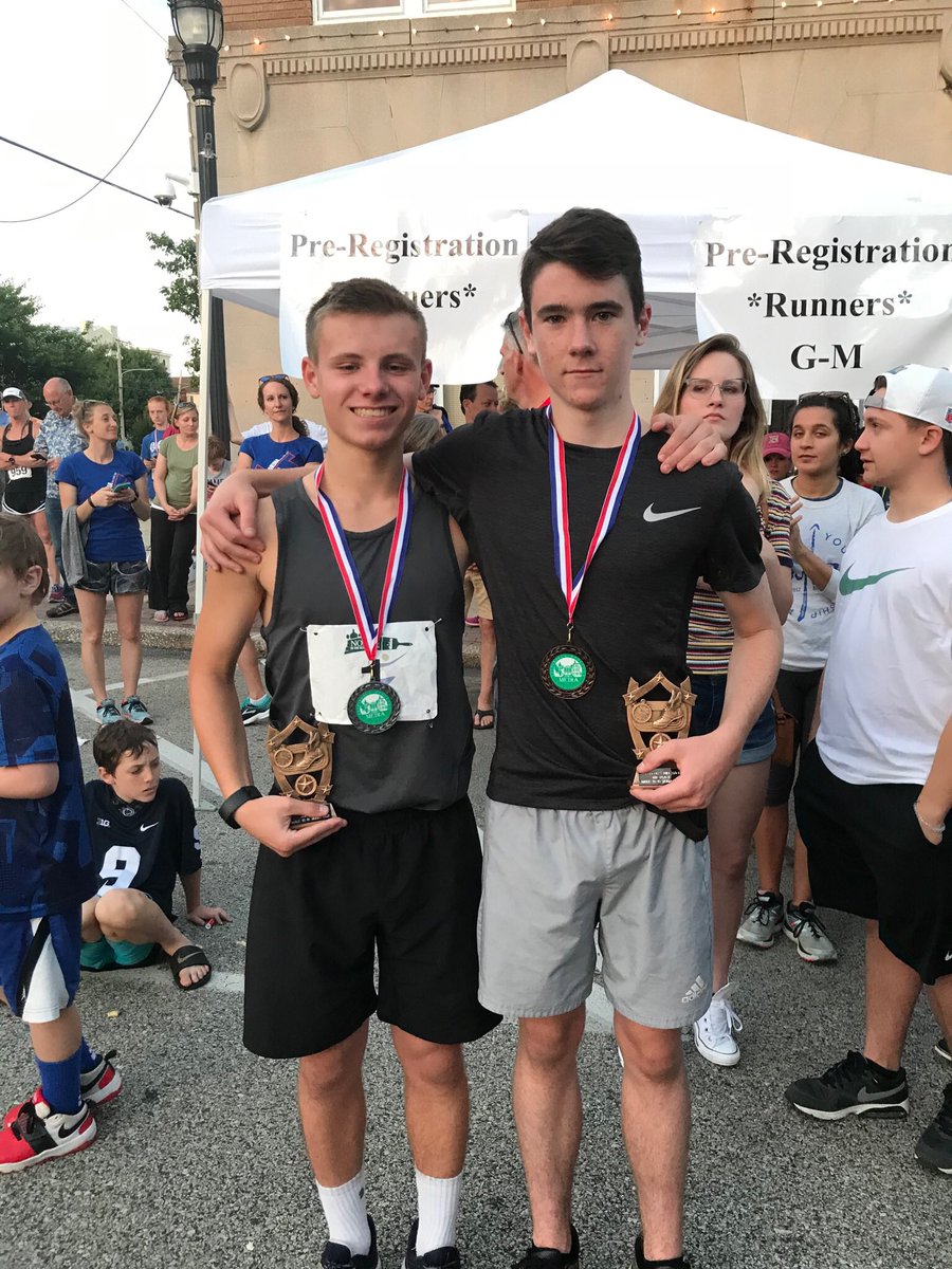 PCboyxcboosters's tweet photo. Media 5 Miler is always a fun time to catch up with current and former Penncrest XC-track runners, their families, and coaches. Pic by Anne Marie K! https://t.co/zqGQroUtvH