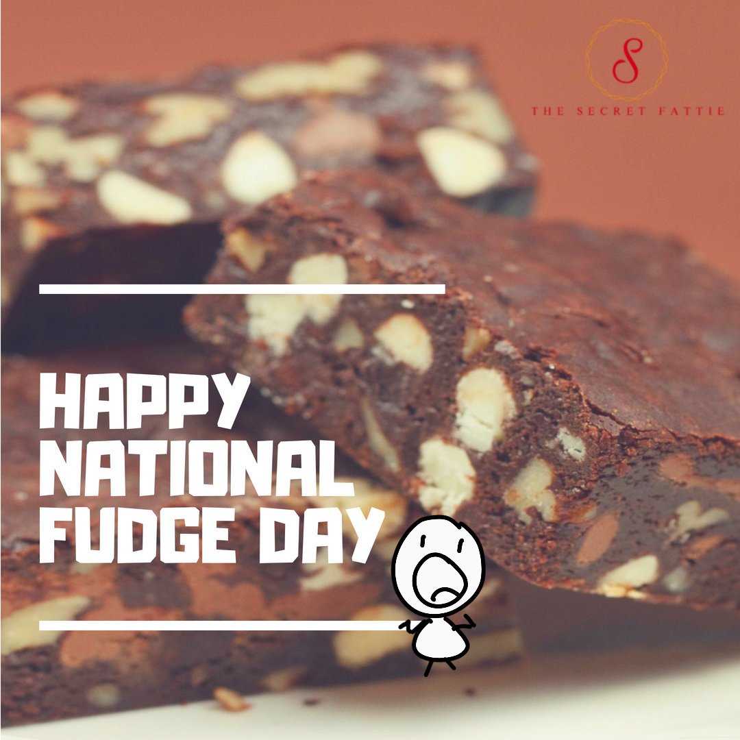 TheSecretFattie's tweet photo. It's a good day to just sit back and relax and, of course, eat fudge!
#TheSecretFattie #NationalFudgeDay #FudgeDay #Fudge #ChocolateFudge #Dessert #SaturdaySweets #Weekend #Indulge #Fudgebar #Sweet #Delicious #FoodHoliday #Foodies #FudgeLovers #SaturdayFun #SaturdayMotivation https://t.co/LORyMJ7bvX