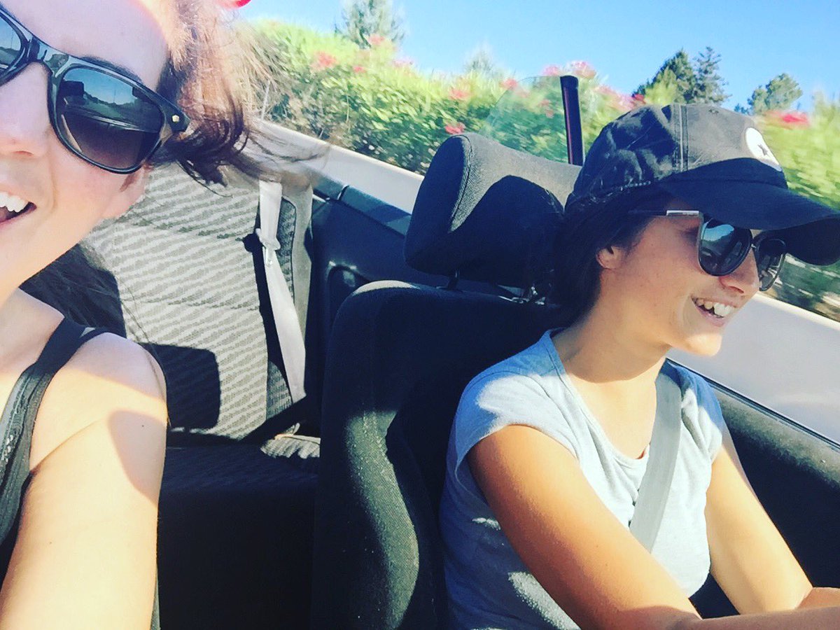 Cruising with my bestie @northernMUA ☀️