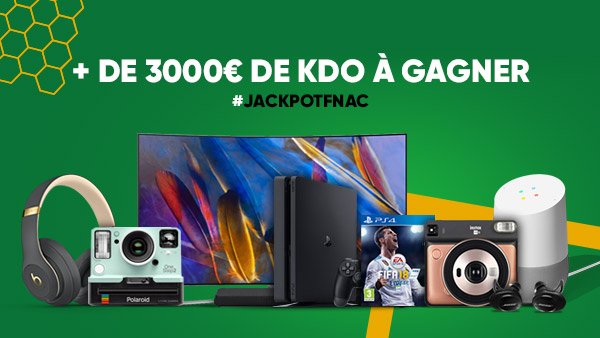 Fnac's tweet image. JEU CONCOURS 🎁|#FnacFoot ⚽ L&apos;équipe de 🇫🇷 entre en compétition 😃 Tentez de gagner le #JackpotFnac 🤗 ➡ Pour participer &amp;gt;&amp;gt; RT + Follow @Fnac. 
Avec @SamsungFR, #Yamaha, @BeatsByDreFR, @EA_FIFA_France, @polaroidorignls, @BoseFR, @PlayStationFR, @fujifilmfrance, @GoogleFR