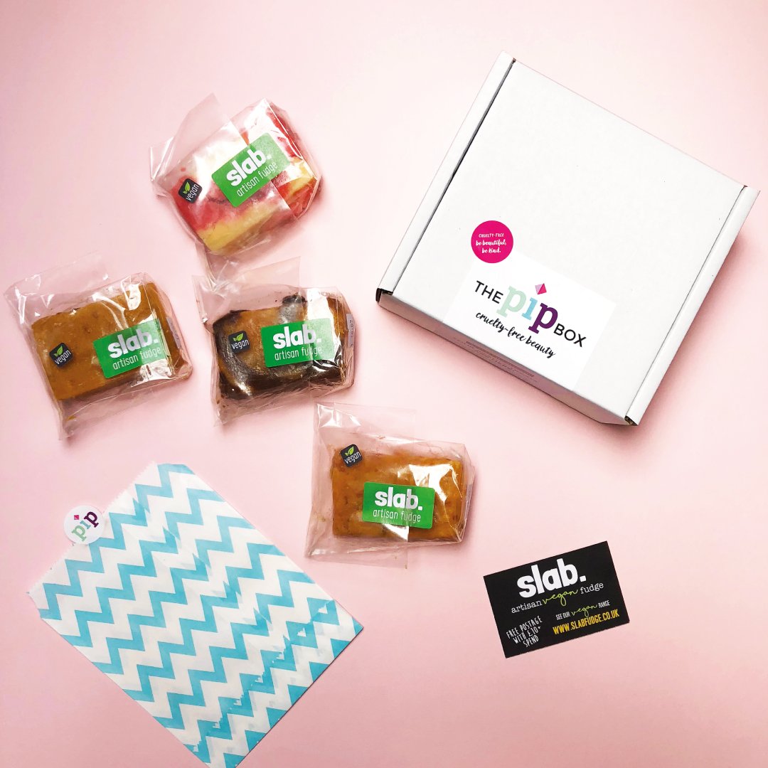 Today is #NationalFudgeDay and we've teamed up with our friends <a href="/slabfudge/">Slab Artisan Fudge</a> to offer you the chance to WIN one of our June #CrueltyFree #BeautyBoxes PLUS a slab gorgeous #VeganFudge! 

Simply Follow <a href="/thepipbox/">The Pip Box</a> &amp; <a href="/slabfudge/">Slab Artisan Fudge</a> and RT!

UK only. Closes midnight 17.06.18.