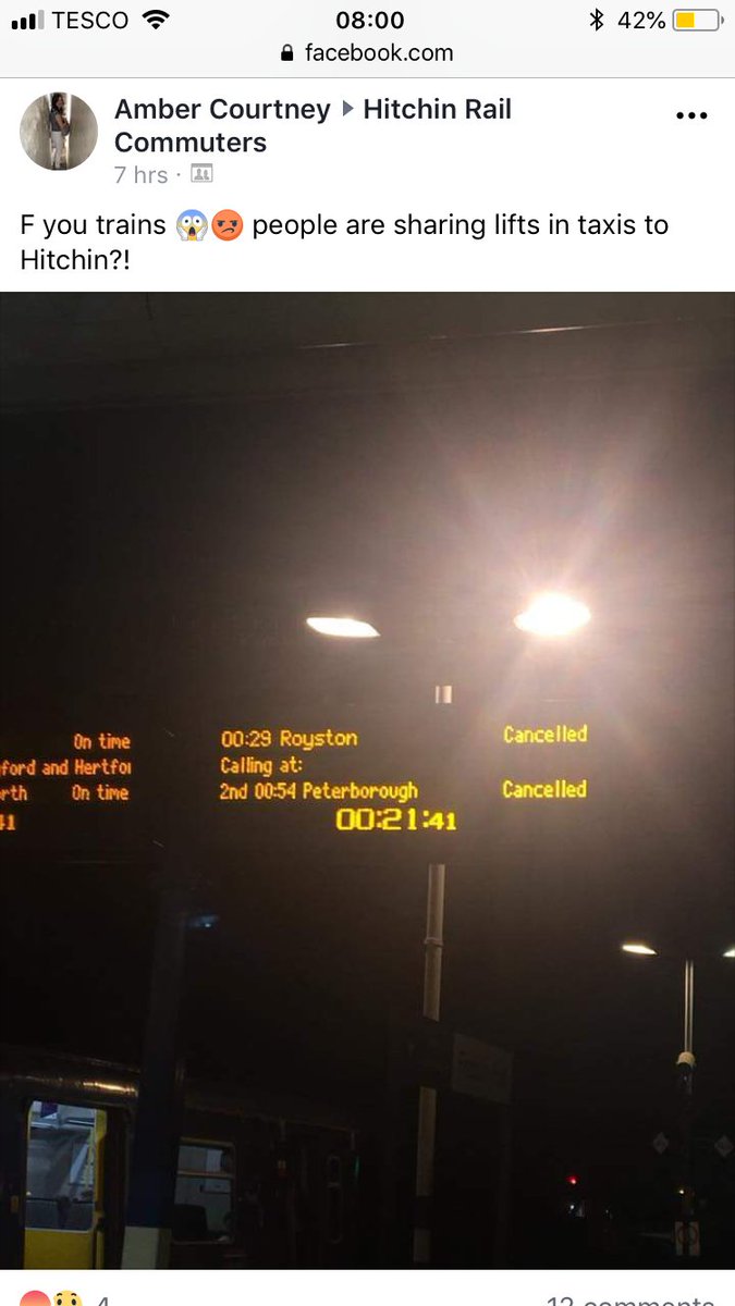 HedyFletcher's tweet image. #Railchaos @OliverHealdUK last night on Finsbury Park